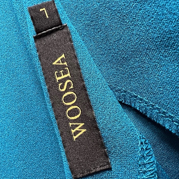 Woosea Women’s Sleeveless V-Neck Split Formal Cocktail Long Dress Teal Blue NWOT - Picture 6 of 10